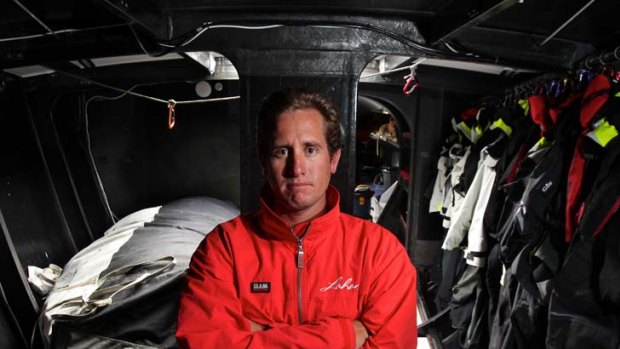 Brave ... after his 6.5-metre yacht was wrecked in a collision at sea two months ago, Scott Cavanough is to join the crew of the 30-metre Lahana.