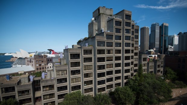 Located on Cumberland Street in The Rocks, the Sirius building's brutalist concrete box architecture has divided public opinion for almost 40 years. 