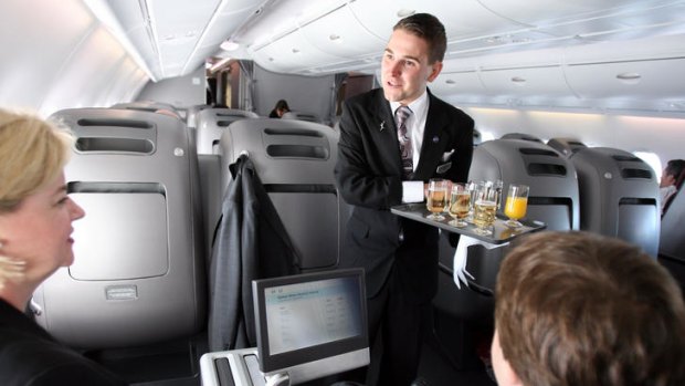 More is now on offer for business class passengers than just drinks.