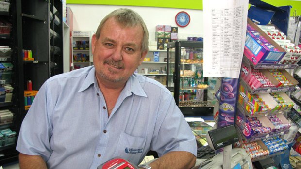 Midas News owner Newsagent Rob Dunstan says he may have to pass on any extra Eftpos costs to customers.