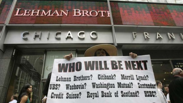 The amazing disappearing Lehman Brothers.