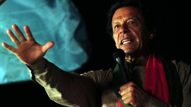 Imran Khan has mobilised tens of thousands of followers onto the streets in Islamabad.