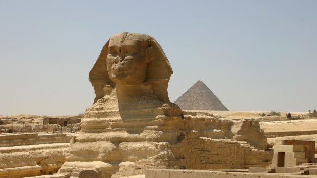 The Sphinx: Practically gone.