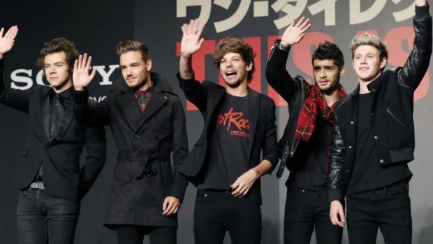 One Direction: (from left) Harry Styles, Liam Payne, Louis Tomlinson, Zayn Malik and Niall Horan.