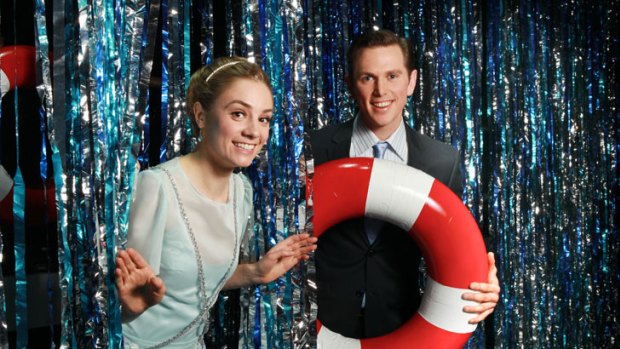 Popping up in Cole Porter’s Anything Goes: Christy Sullivan as heiress Hope Harcourt and Alex Rathgeber as Billy Crocker. Picture: Rebecca Hallas