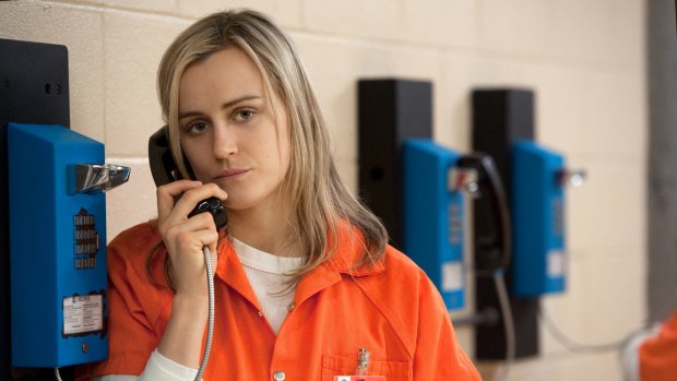 Taylor Schilling as Piper Chapman in Netflix series <i>Orange is the New Black</i>.