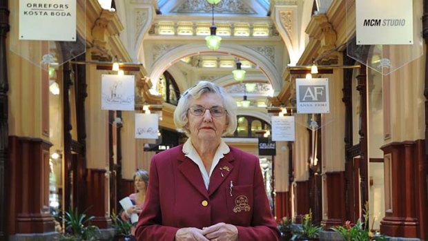 Beth Jackson, 91: guide at the Block Arcade for 30 years.