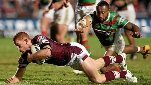 Roosters junior Tom Symonds is making his mark at Manly.