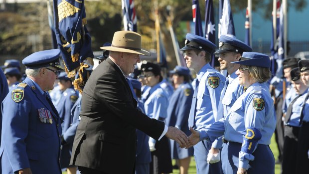 Celebration: The Australian Air League celebrated its 80th Anniversary
with a review at the Gungahlin Oval overseen by the Governor-General, Sir Peter Cosgrove. 