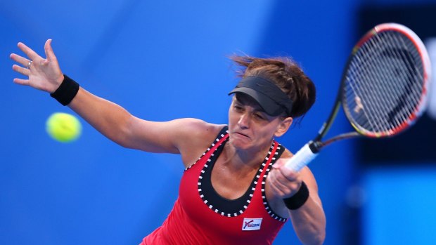 Casey Dellacqua says the Hopman Cup is the perfect tournament for her to prepare for the Australian Open.