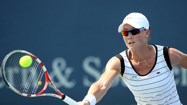 Keeping the faith: Sam Stosur is still in the top 10 and she intends to stay there.