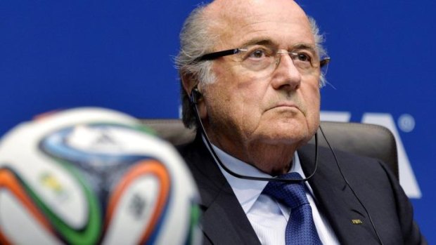 "Today there was not any longer any requests from any of these members in the FIFA to publish this report": FIFA president Sepp Blatter.