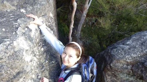 Natural high ... bushwalking gives Peggy Huang some time away from technology.