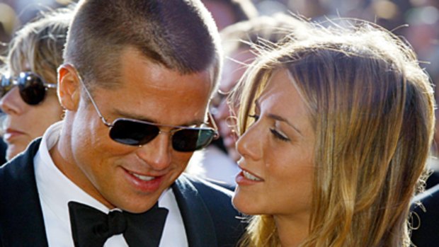Still close ... Jennifer Aniston's friends fear she'll never get over Brad Pitt.