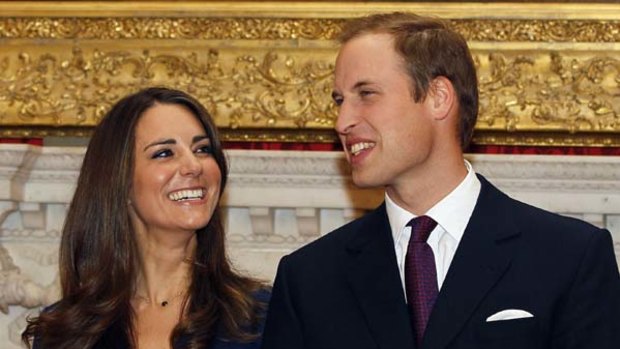 Surge in popularity . . . Kate Middleton and Prince William.