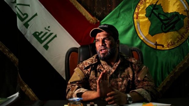 Haji Jaafar al-Bindawi, of the Imam Ali Brigades: Sceptical of Western motives in Iraq.