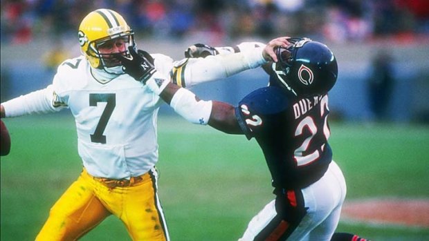 Chicago Bears defensive back Dave Duerson during a game in 1988. After his death, it was confirmed he suffered CTE.