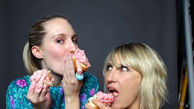 Shannon Murphy and Georgina Symes in <em>Porn.cake</em>.