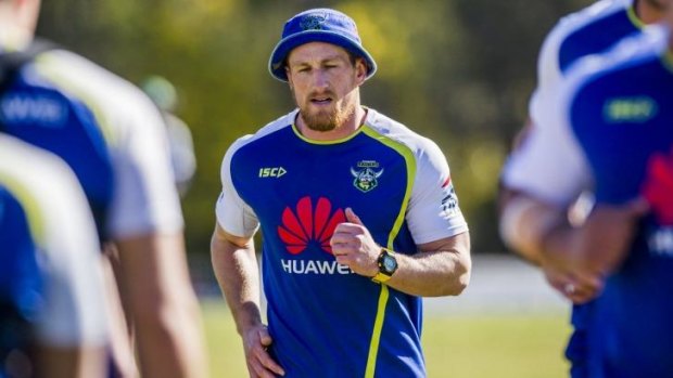 Josh McCrone still wants to play in the halves for Canberra.