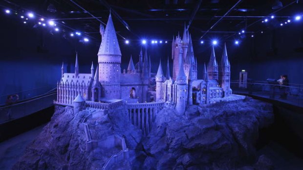 Harry-mania ...   a scale model of Hogwarts castle.