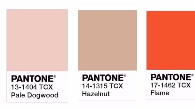 The neutrals of the year, according to Pantone.