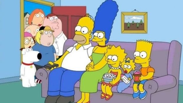 Home invaders: <i>The Simpsons Guy</i> airs on 7Mate.