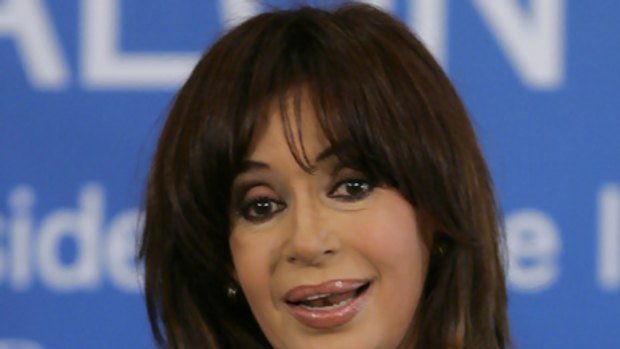Sex advice ... Argentina President Cristina Kirchner.