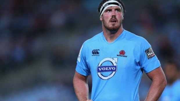 "It is going to be hard to replace him": Waratahs coach Michael Cheika on losing Kane Douglas (pictured) to Ireland's Leinster.