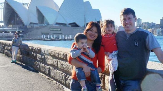 Killed in Laos plane crash: the Rhodes family.