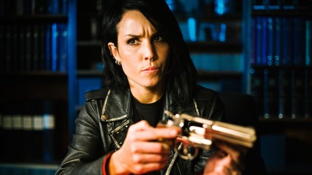 Lisbeth Salander (Noomi Rapace) in The Girl Who Played With Fire.