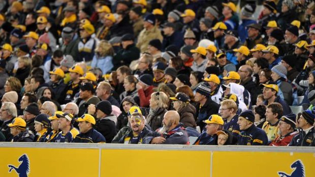 A full house would give the Brumbies a massive boost.