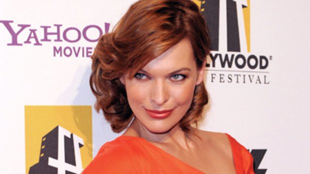 Lucky Milla Jovovich ... attractive people receive special attention.