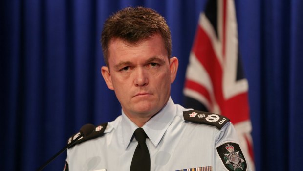 AFP Commissioner Andrew Colvin.  