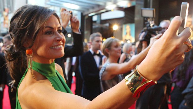 The ponytail is back ... Lisa Wilkinson at the Logies.