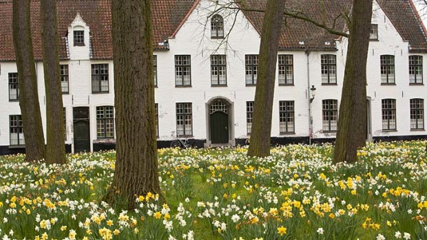 The Beguinage ... established in 1245, it is home to nuns of the Order of Saint Benedict.