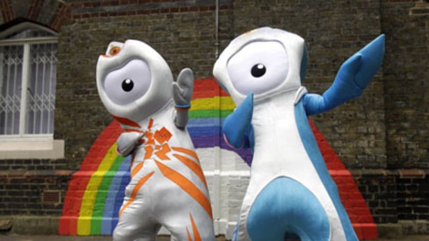 Eye on the prize ... London 2012 mascots Wenlock and Mandeville.
