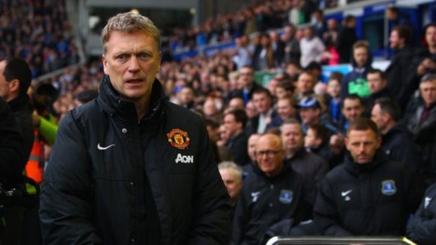 Gone after 10 months ... David Moyes at Goodison Park on Sunday.