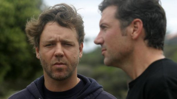 Peter Holmes a Court with co-owner Russell Crowe during their campaign to take ownership of the club in 2006.