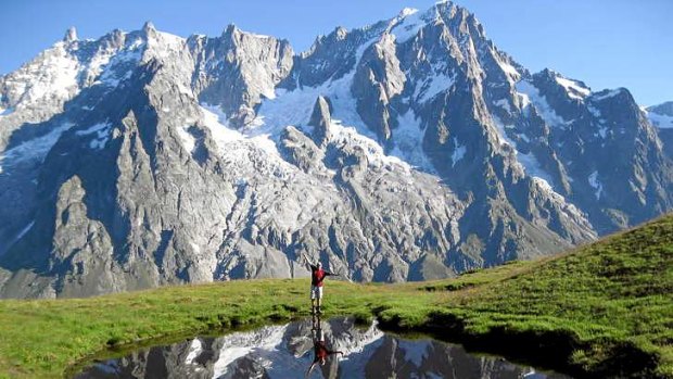 Allan Border spent 14 days trekking around Mont Blanc in France.