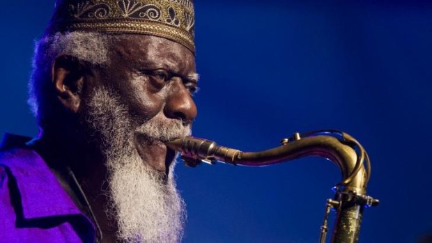 Perfect tenor: Pharoah Sanders, a late addition to the line-up, stole the show. 