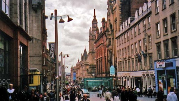 Living history ... Buchanan Street in Glasgow.
