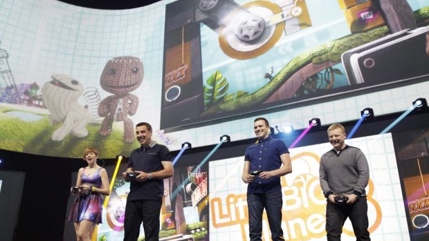 <i>LittleBigPlanet 3</i> is demonstrated during Sony's conference.