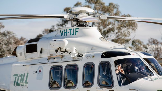 The new Agusta Westland 139 helicopter is 40 per cent faster than its predecessor.