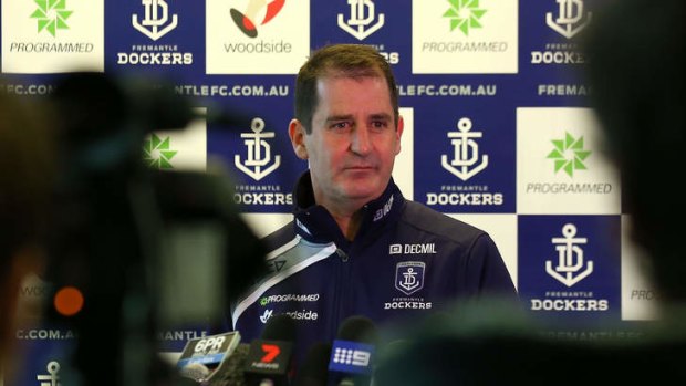 "All I saw was the reigning premier deliver a powerful performance": Dockers coach Ross Lyon.