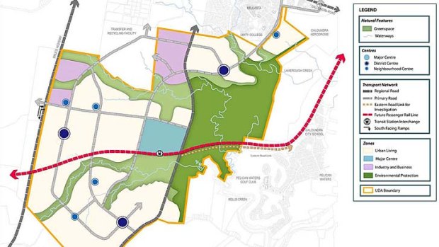 A parcel of Sunshine Coast land bordered by the Bruce Highway will accommodate 20,000 new homes.