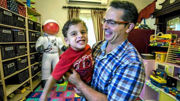 Medical mystery: Stephen Damiani and family used genome sequencing to find a diagnosis for son Massimo.