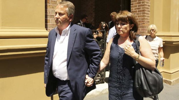 Amazed at outcry: Ralph and Kathy Kelly leaving the court on Friday.