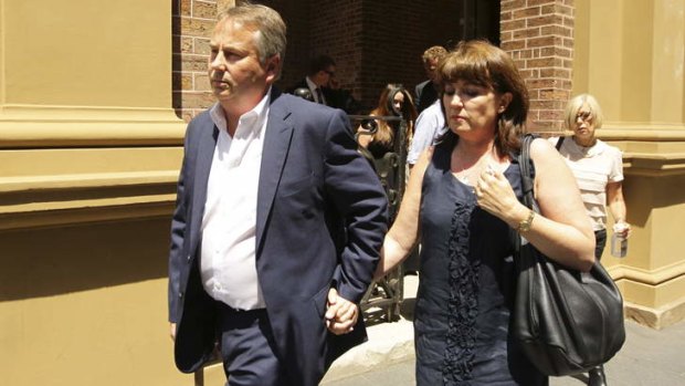 Sentencing anger: Ralph and Kathy Kelly.