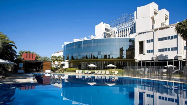 Spanish sighs ... the renovated Al-Andalus Palace hotel features a grand pool and surrounds.