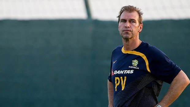Job well done ... Pim Verbeek has led Australia to the 2010 World Cup.